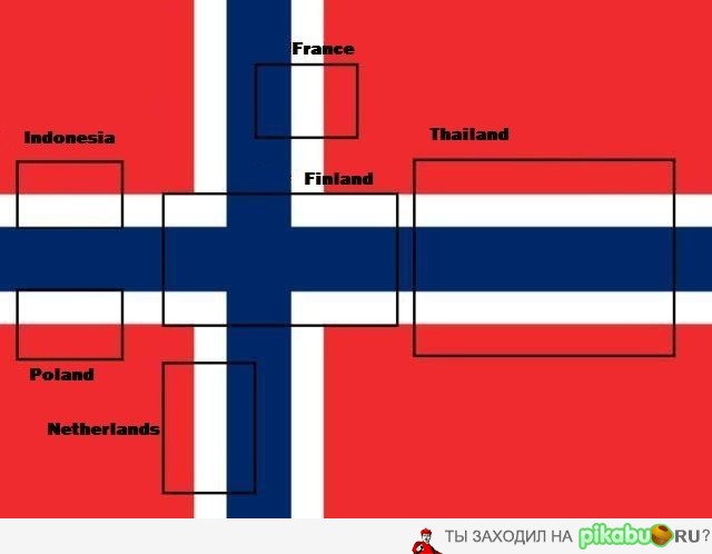 флаг норвегии фото